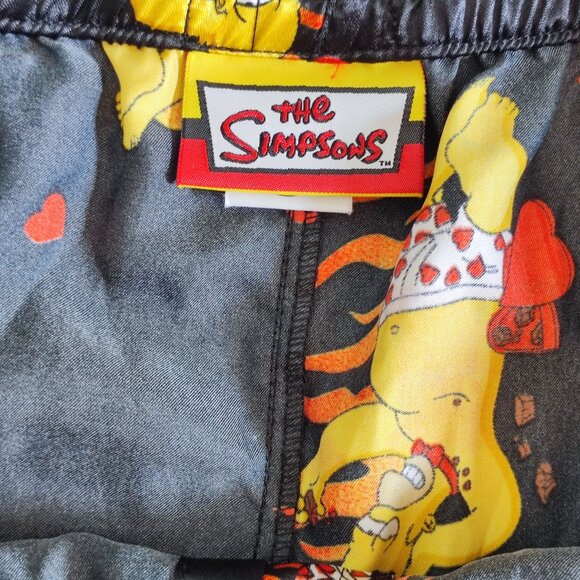 The Simpsons Homer Simpson pyjama pants men's size XL black graphic design - Picture 5 of 13